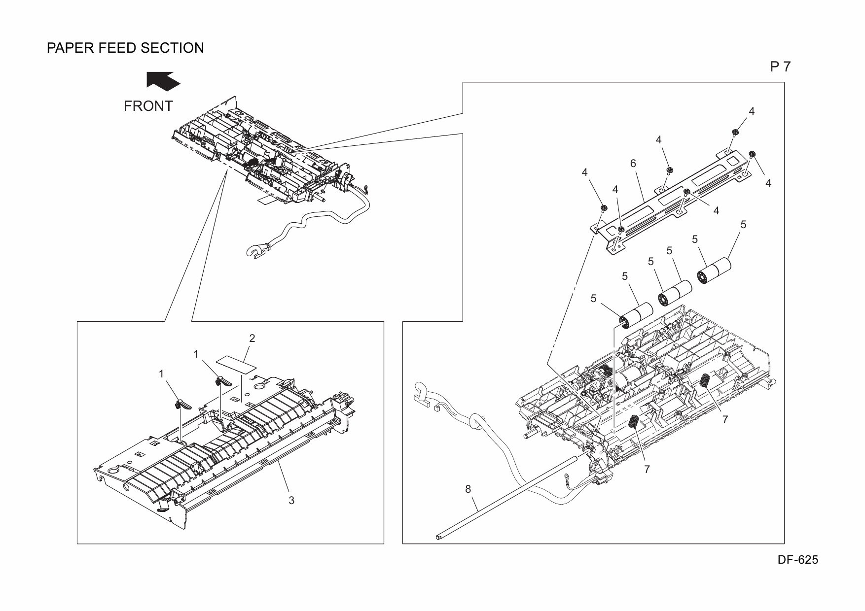 Konica-Minolta Options DF-625 A3JH Parts Manual-6